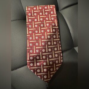 COLLECTIBLE Baseball Hall of Fame 100% Silk Necktie